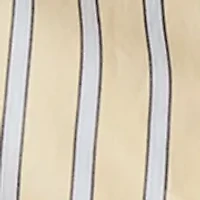 Women's Multi-Stripe Cropped Button Down Shirt