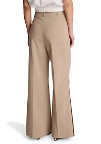 Women's Mid Rise Flare Leg Pants