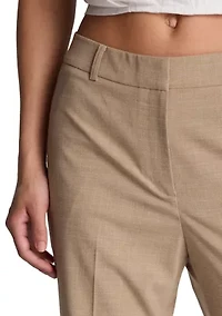 Women's Mid Rise Flare Leg Pants