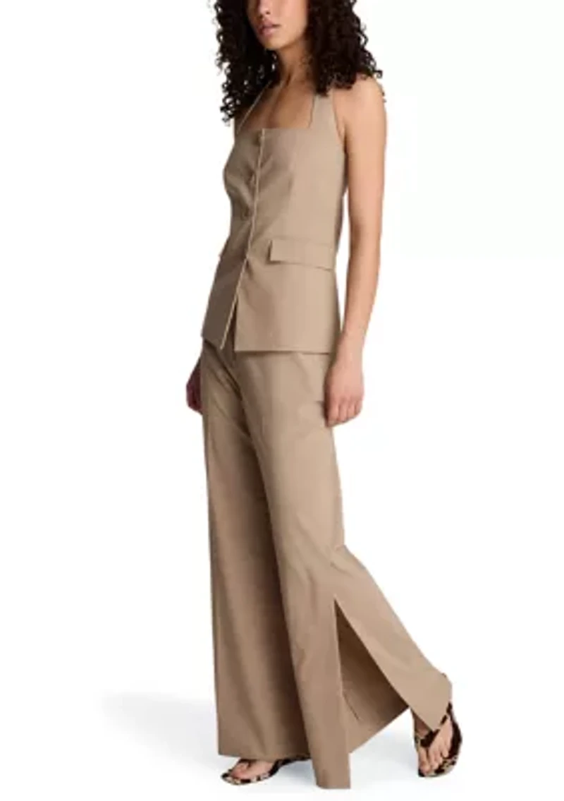 Women's Mid Rise Flare Leg Pants