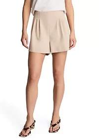 Women's High Rise Side Zip Shorts