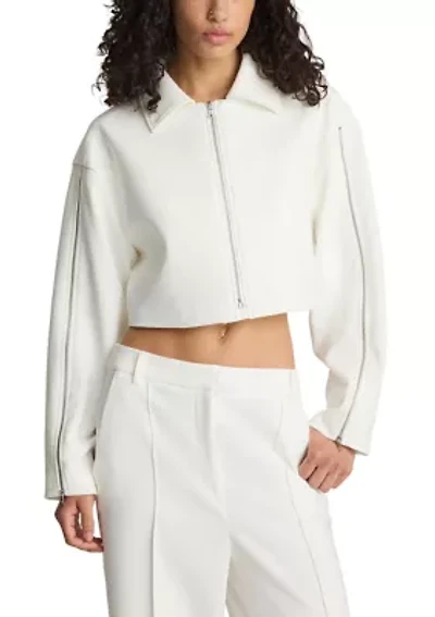 Women's Long Sleeve Zip Front Jacket