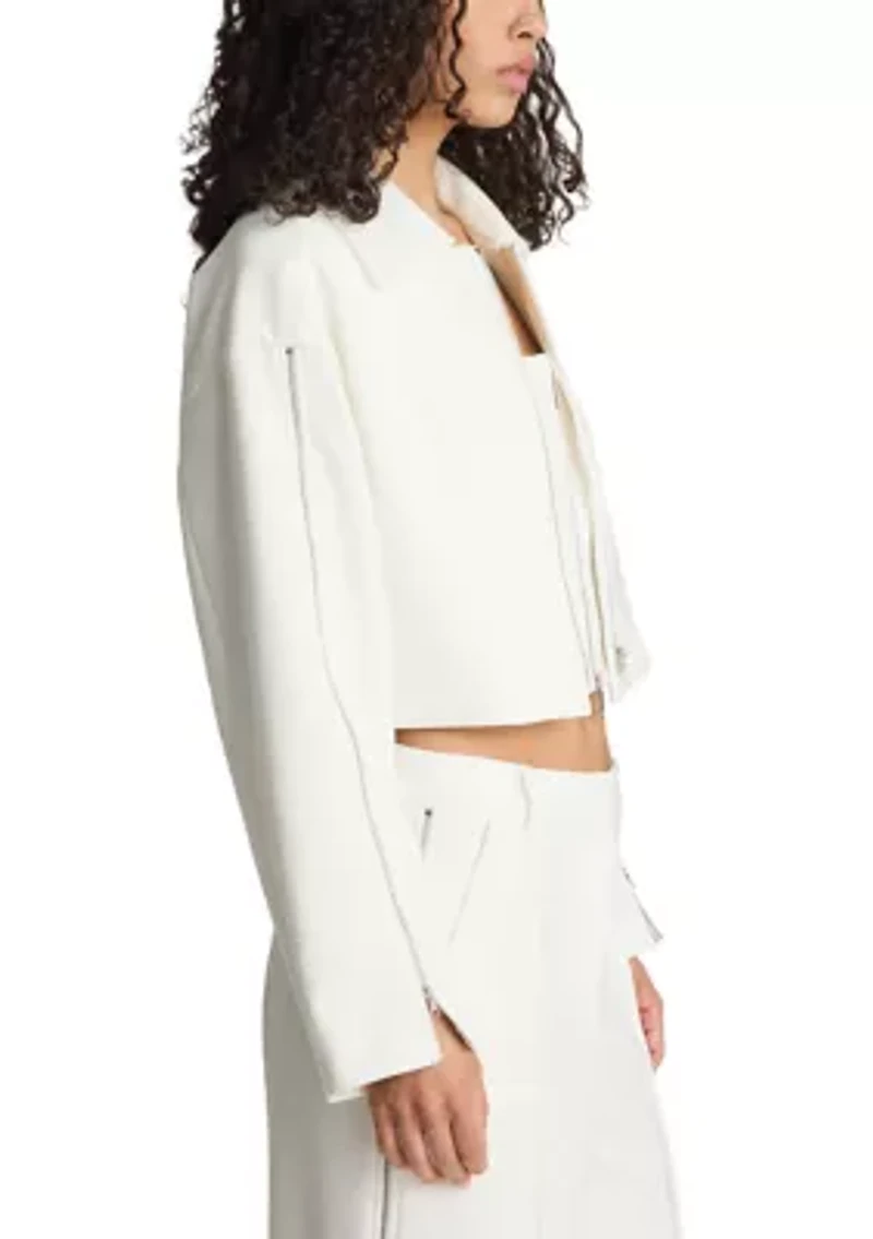 Women's Long Sleeve Zip Front Jacket