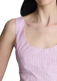 Women's Fitted Sleeveless Bodice Top