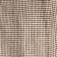 Women's Wide Leg Pleated Houndstooth Pants