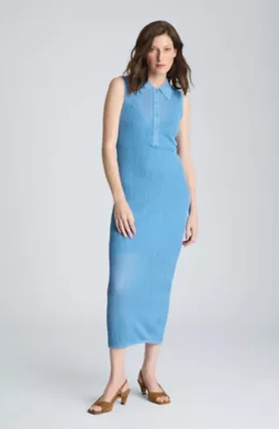 Polo Sleeveless Dress Varigated Rib