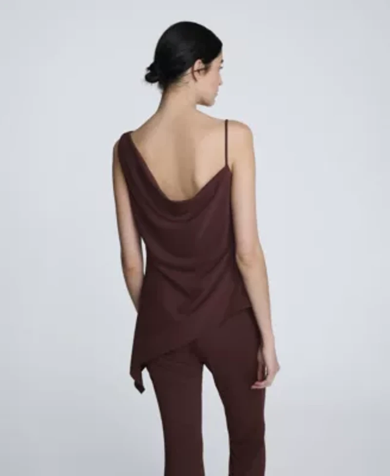 Sleeveless Asymmetrical Cami