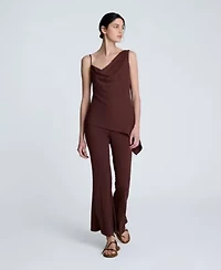 Pull On Hollywood Waist Flare Leg Pant