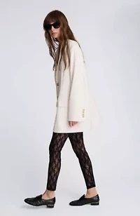 Luxe Twill 3 Button Boyfriend Jacket With Flap Pockets