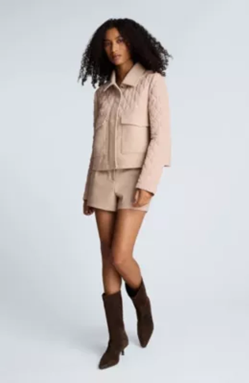 Quilted Patch Pocket Jacket