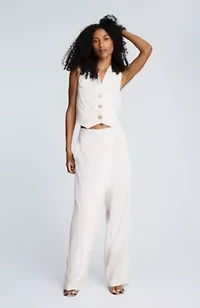 Luxe Twill 3 Button Vest