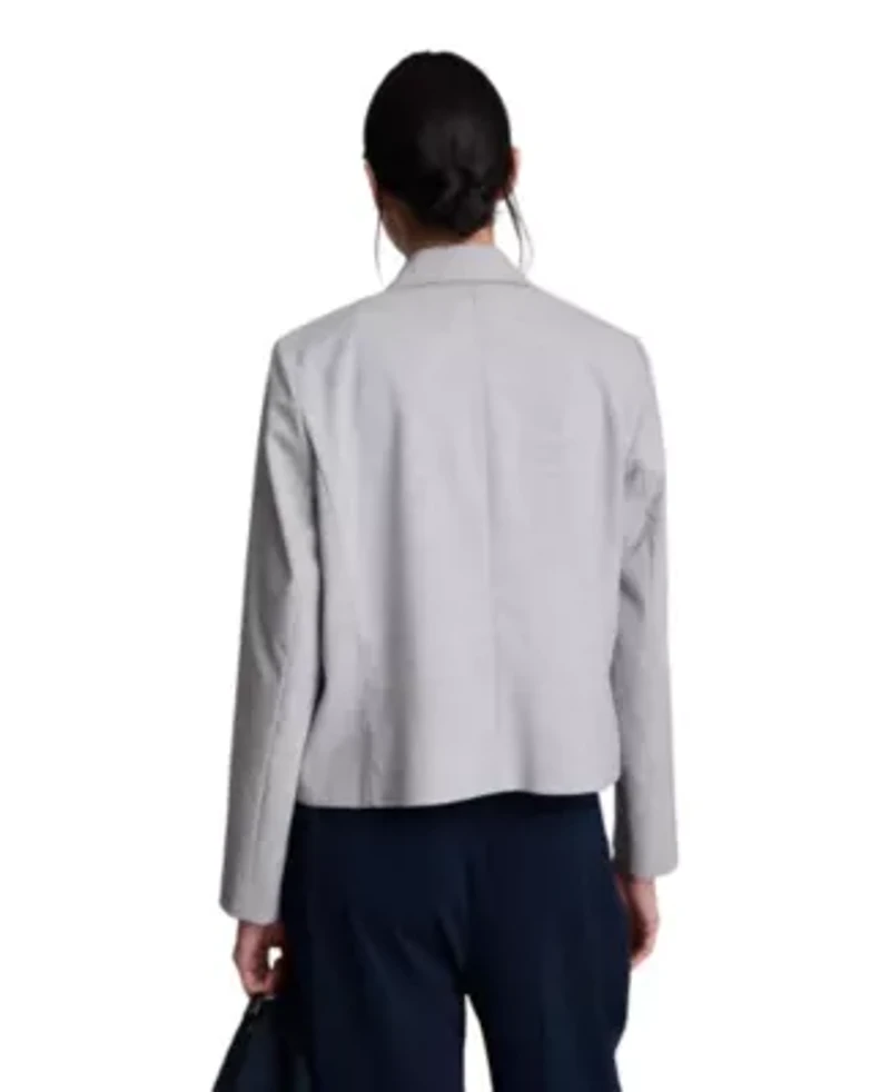 Peak Lapel Jacket Partially Lined