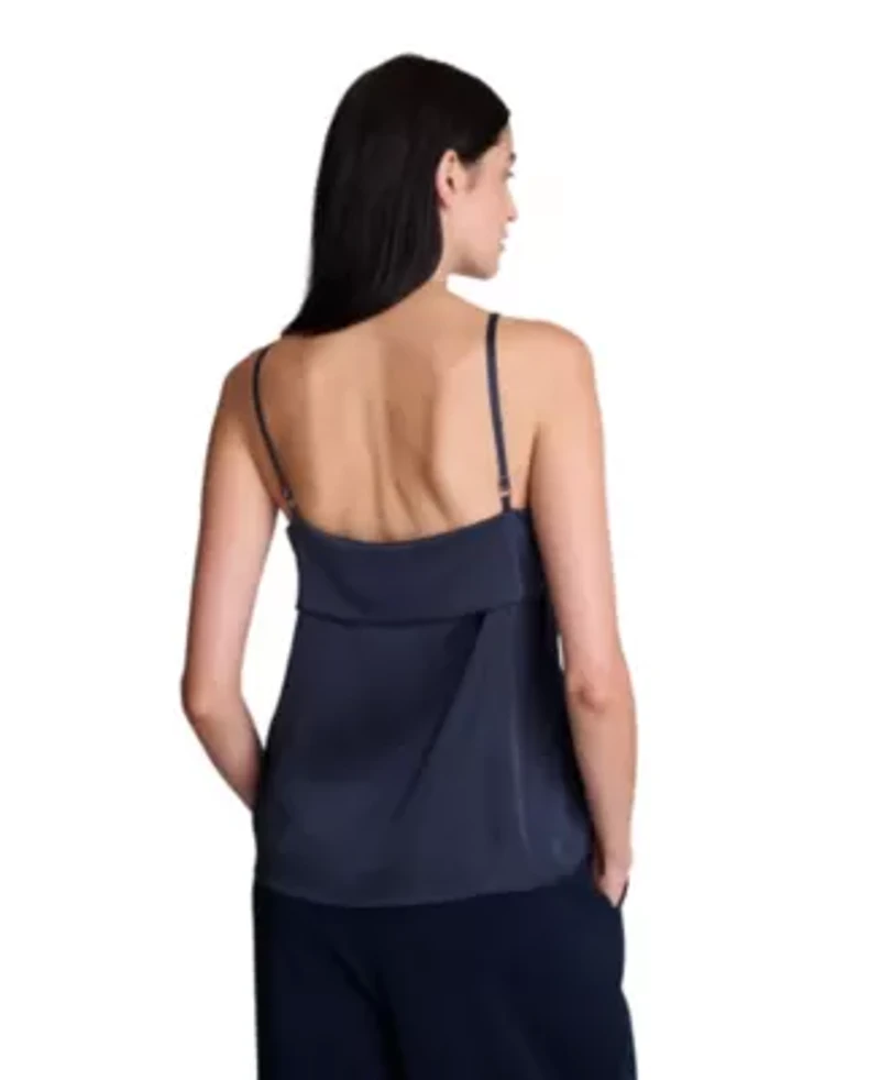 Satin Pullover Cami with Adjustable Straps