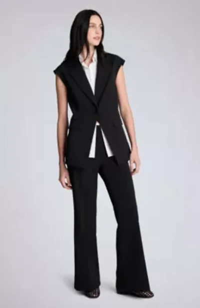Notch Collar Vest with Faux Shirt