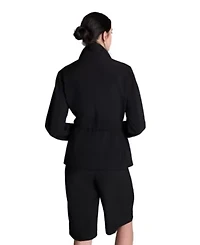 Belted Jacket with Flap Pockets