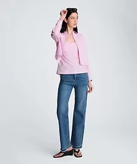 High Rise Flare Leg with Released Hem