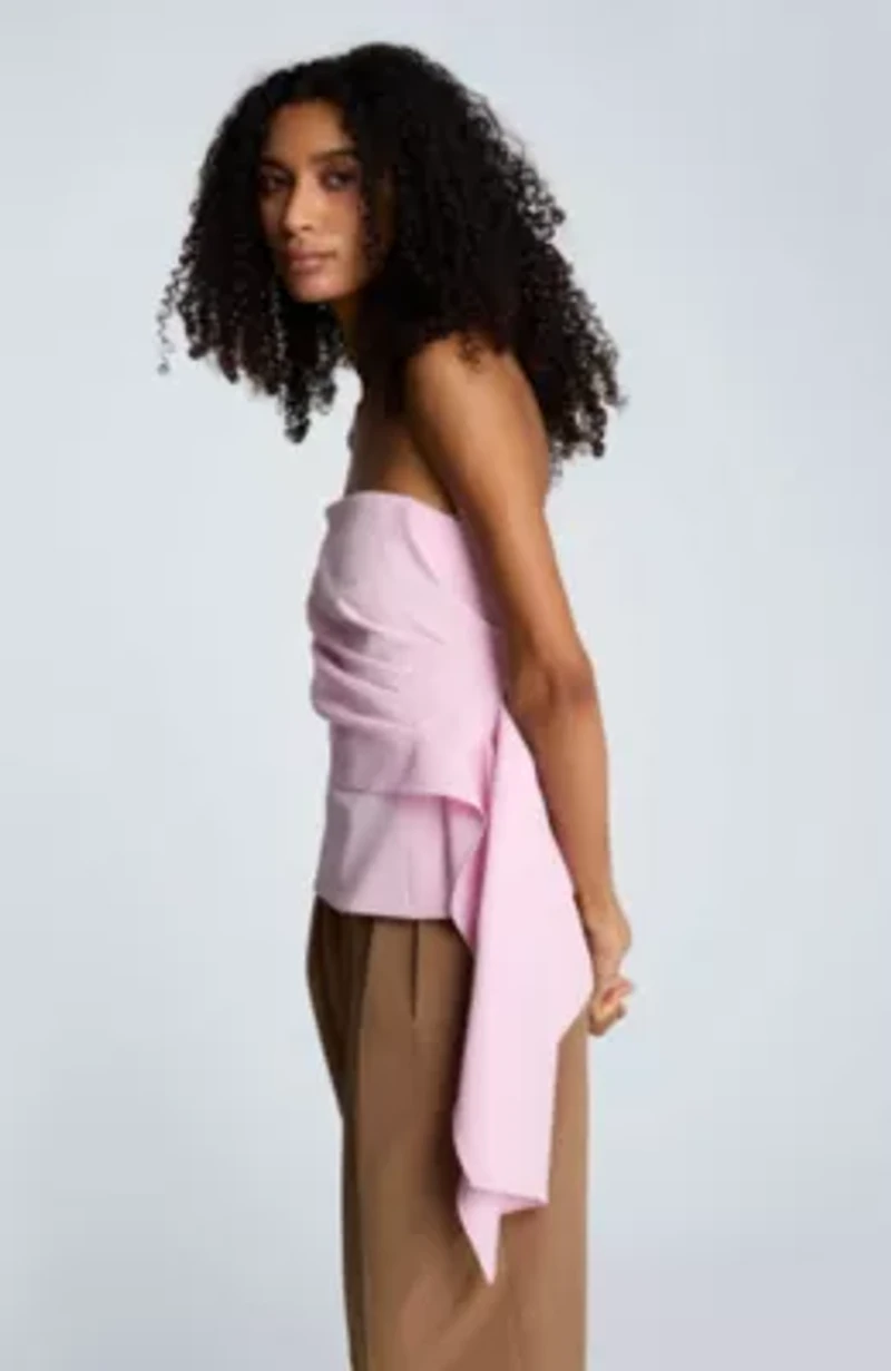 Draped Front Bustier