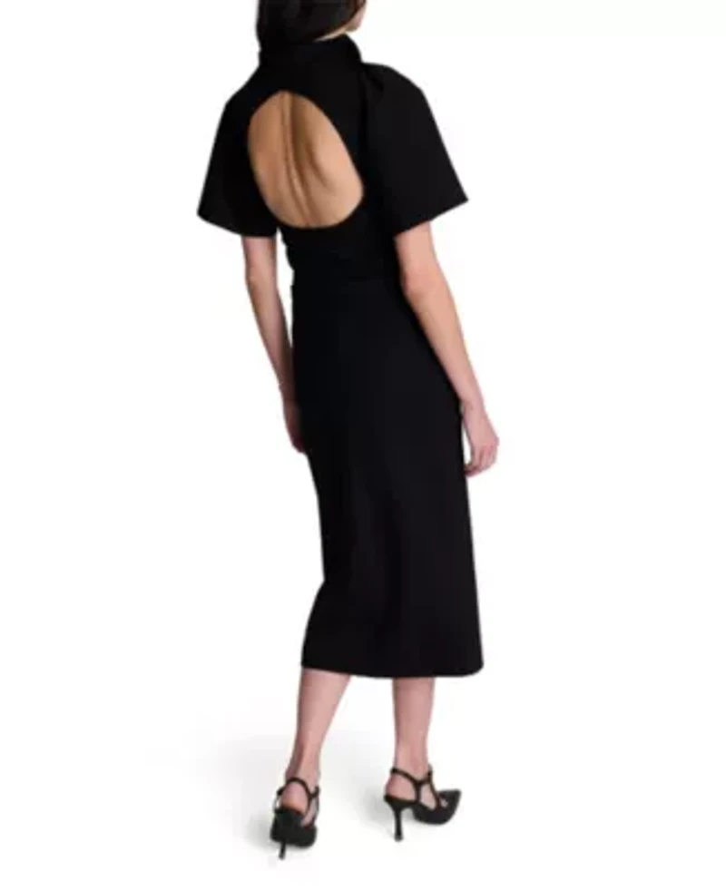 Pull on Column Slit Skirt