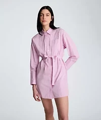 Short Drop Shoulder Shirt Dress