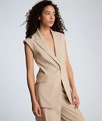 Open Back Vest with Strap