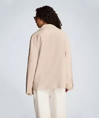 Multi Pocket Jacket with Notch Collar