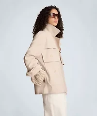 Multi Pocket Jacket with Notch Collar