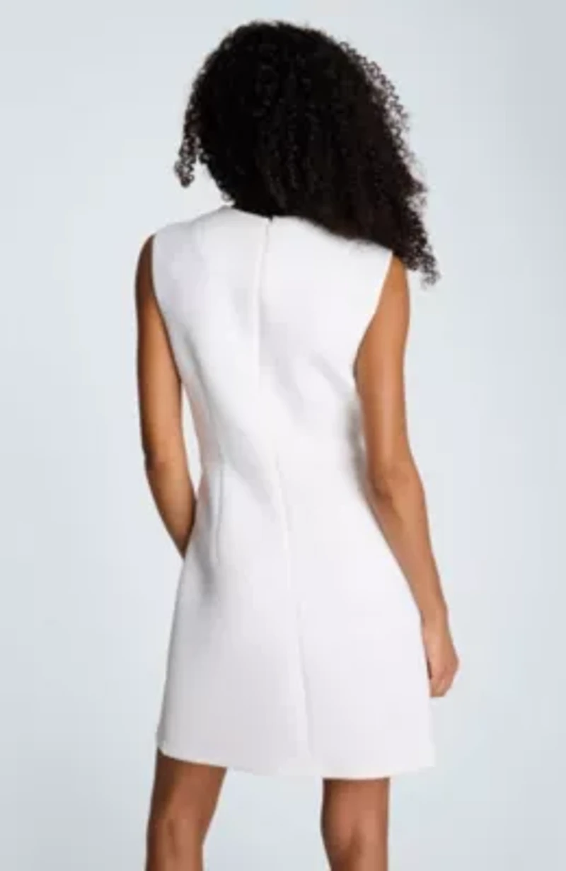 Draped Pleated Mini with Cascading Detail