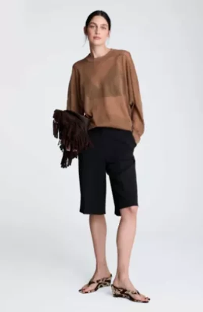 Sheer Crew Sweatshirt