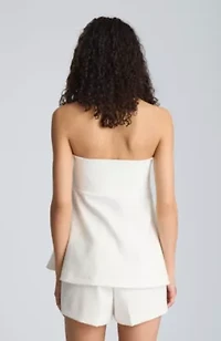 Peplum Strapless Pullover
