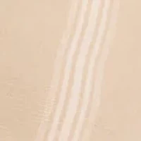 High Rise Fly Front Wide Leg Double Pleat Striped Linen Blend Pant