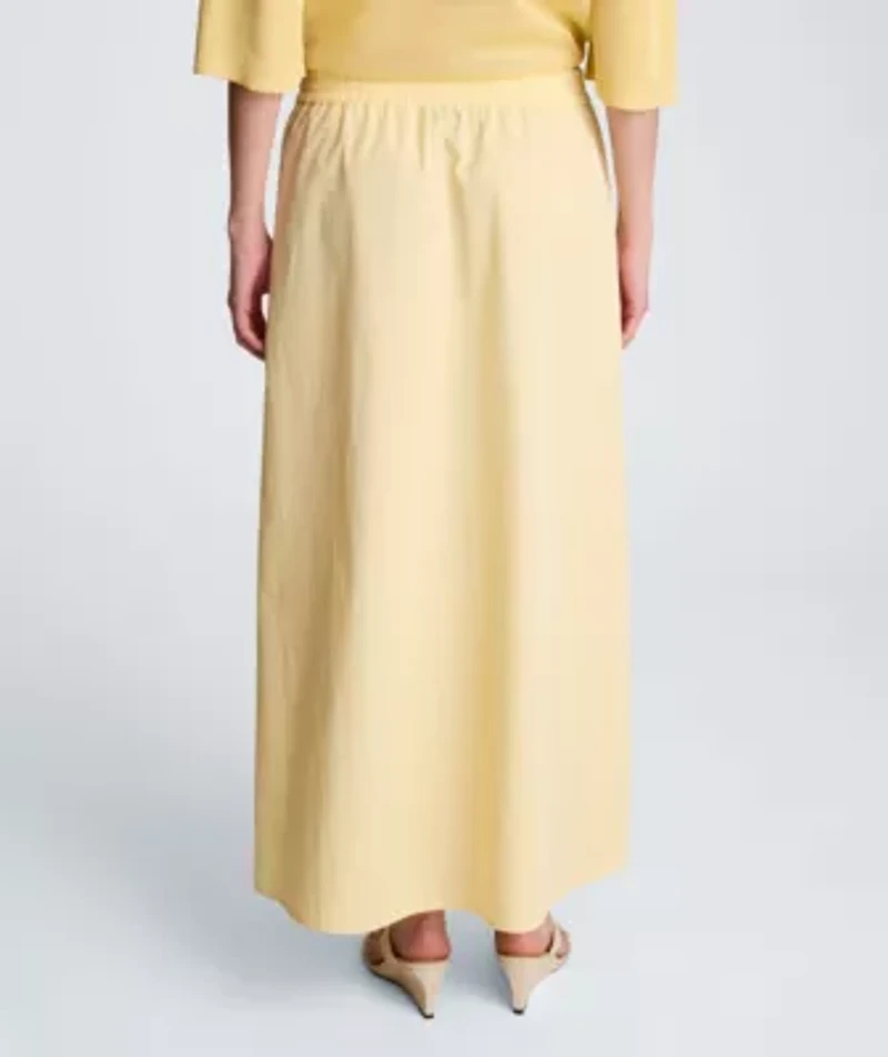 Pull on Maxi Skirt with Side Slits