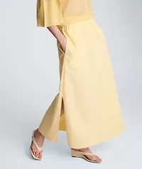 Pull on Maxi Skirt with Side Slits