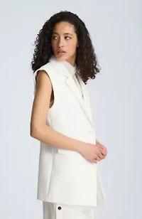 Layered Vest with Detachable Shirt