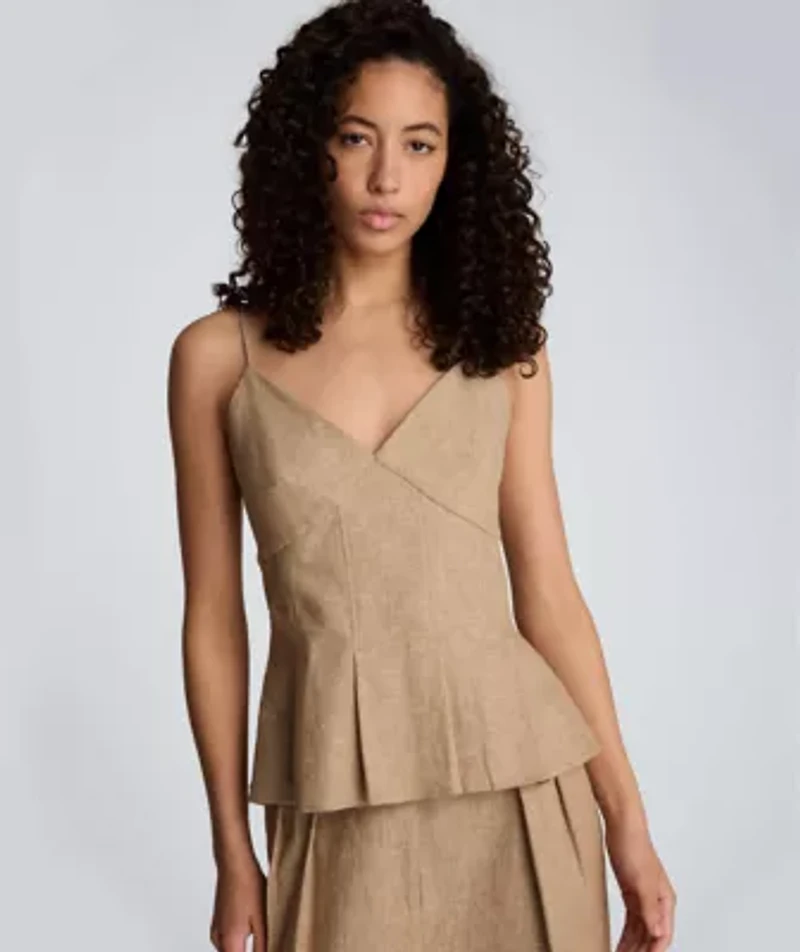 Fitted Cami with Paneled Body
