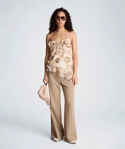 Asymmetric Ruffle Cami