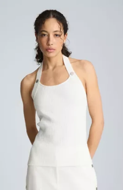 Halter Neck Tank Gromet Detail