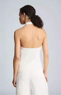 Halter Neck Tank Gromet Detail