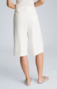High Rise Fly Front Rivet Side Snap Long Short
