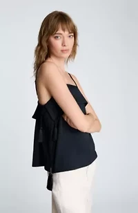 Fold Over Cami with Tassels