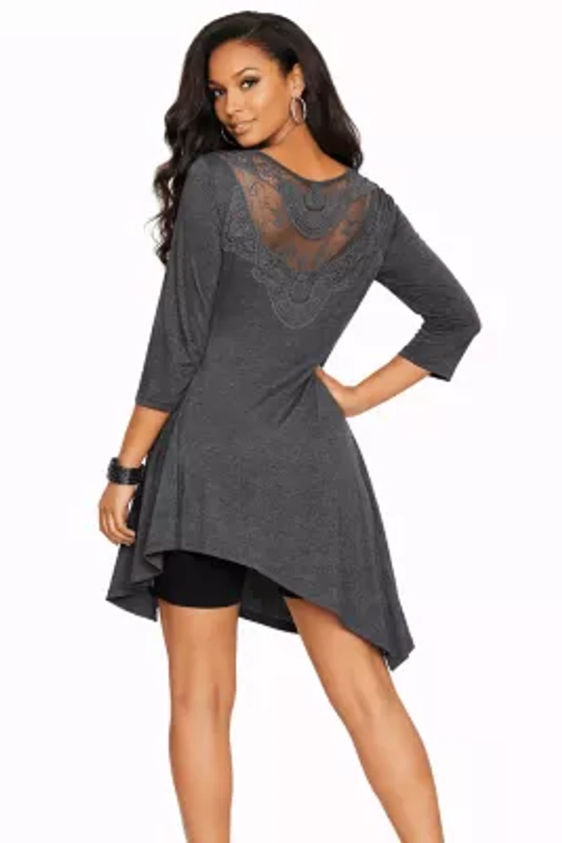 Women's Asymmetrical Hem Beach Dress