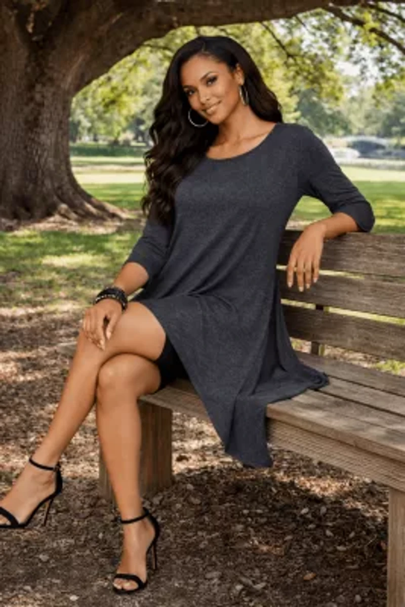 Women's Asymmetrical Hem Beach Dress