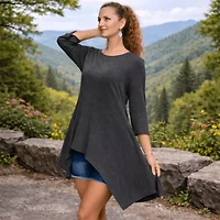 Women's Asymmetrical Hem Beach Dress