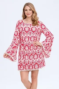 Women's Boho Mini Dress
