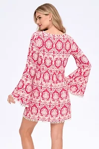 Women's Boho Mini Dress