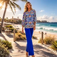 Women's Owl Neck Tunic