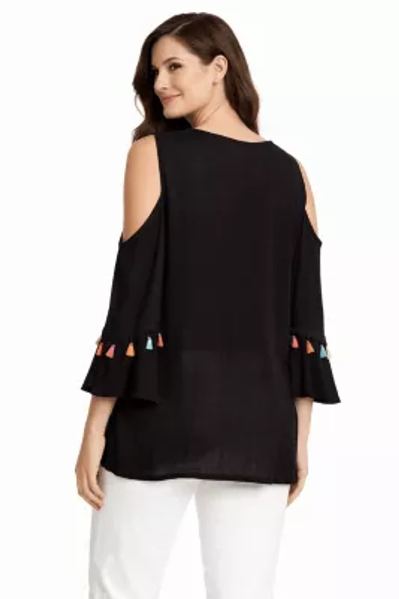 Women's Multi Embroidered Beach Top