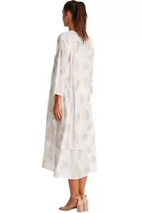 Women's White Cover Up Caftan
