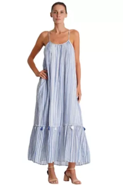 Women's Striped Maxi Dress