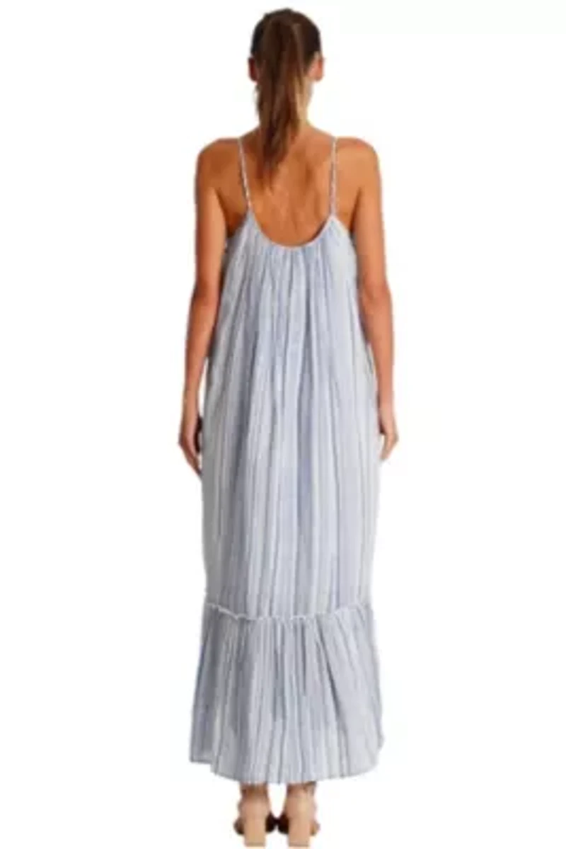 Women's Striped Maxi Dress