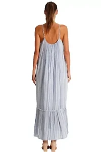 Women's Striped Maxi Dress